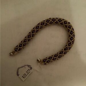 Hand-made Woven Pearls Bracelet